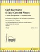 Five Easy Concert Pieces Clarinet and Piano cover
